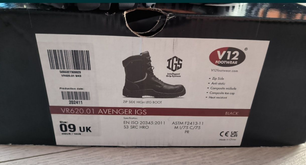 Buty robocze V12 r.43