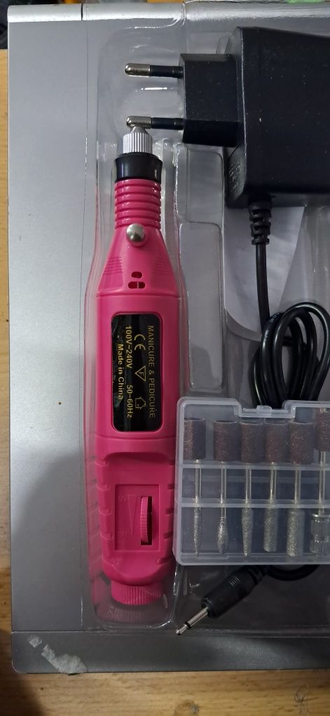 Frezarka do robienia paznokci do manicure pedicure zestaw frezów