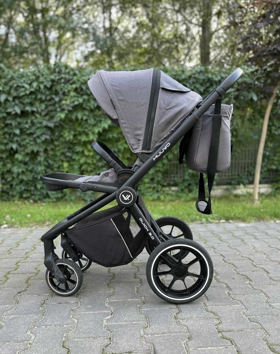 Muuvo Quick 3.0 gondola + spacerówka + dodatki