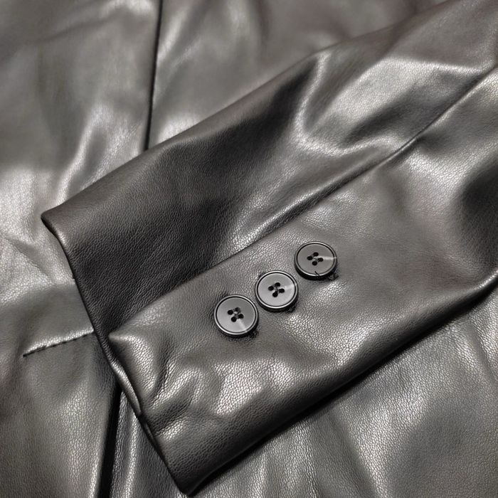 Шкіряний піджак Bershka