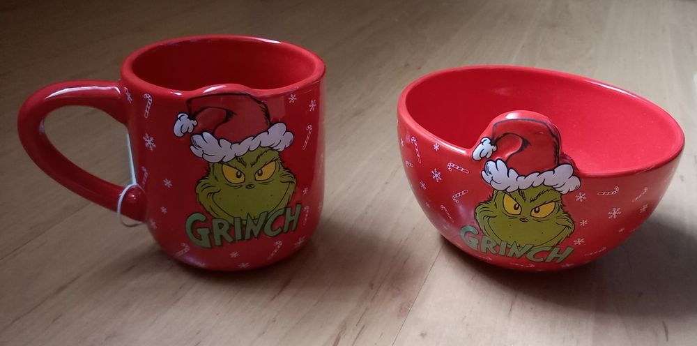 Miska + kubek Grinch zestaw