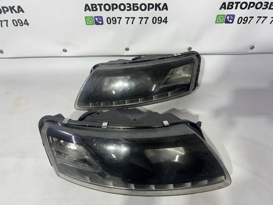 Передние фары тюнинг SONAR LED оптика Audi A6 C6 права ліва фара Ауди