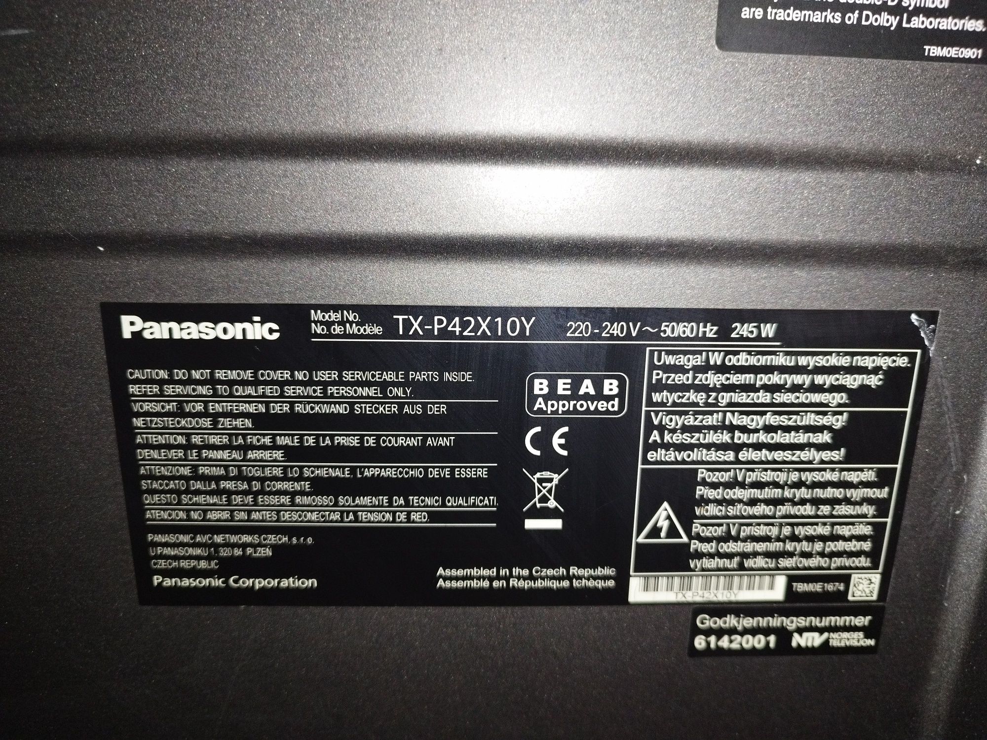 Telewizor Panasonic 42cali