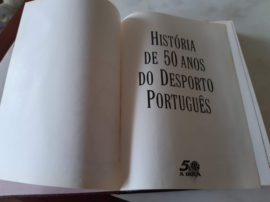 Livro "História de 50 anos do desporto Português",1945 a 1994,c/NOVO