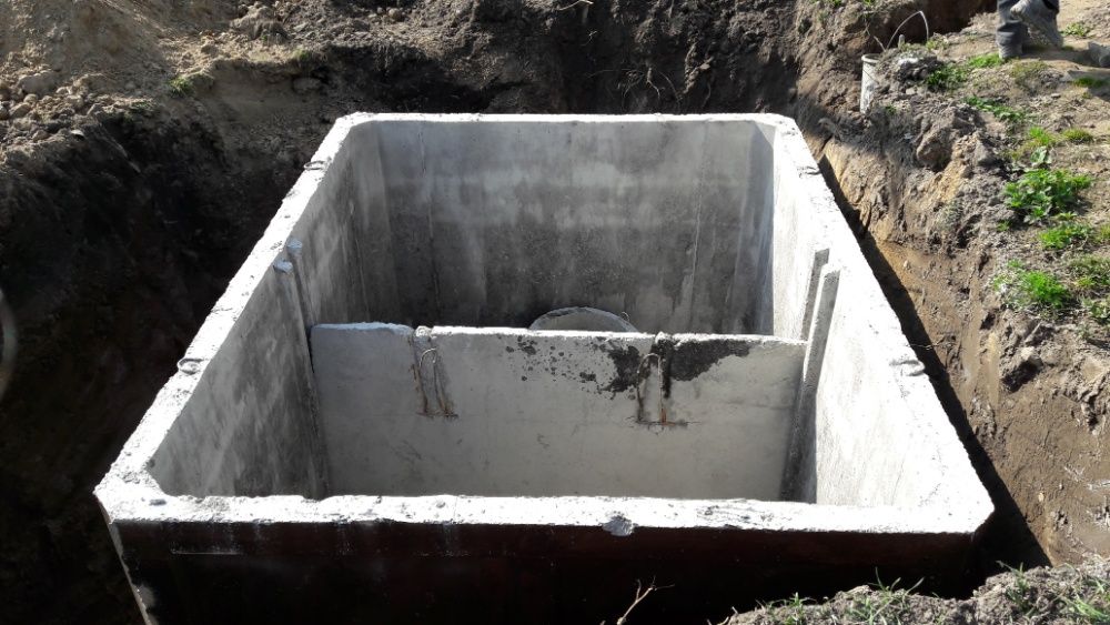 Szambo dwukomorowe betonowy zbiornik Szamba od PRODUCENTA