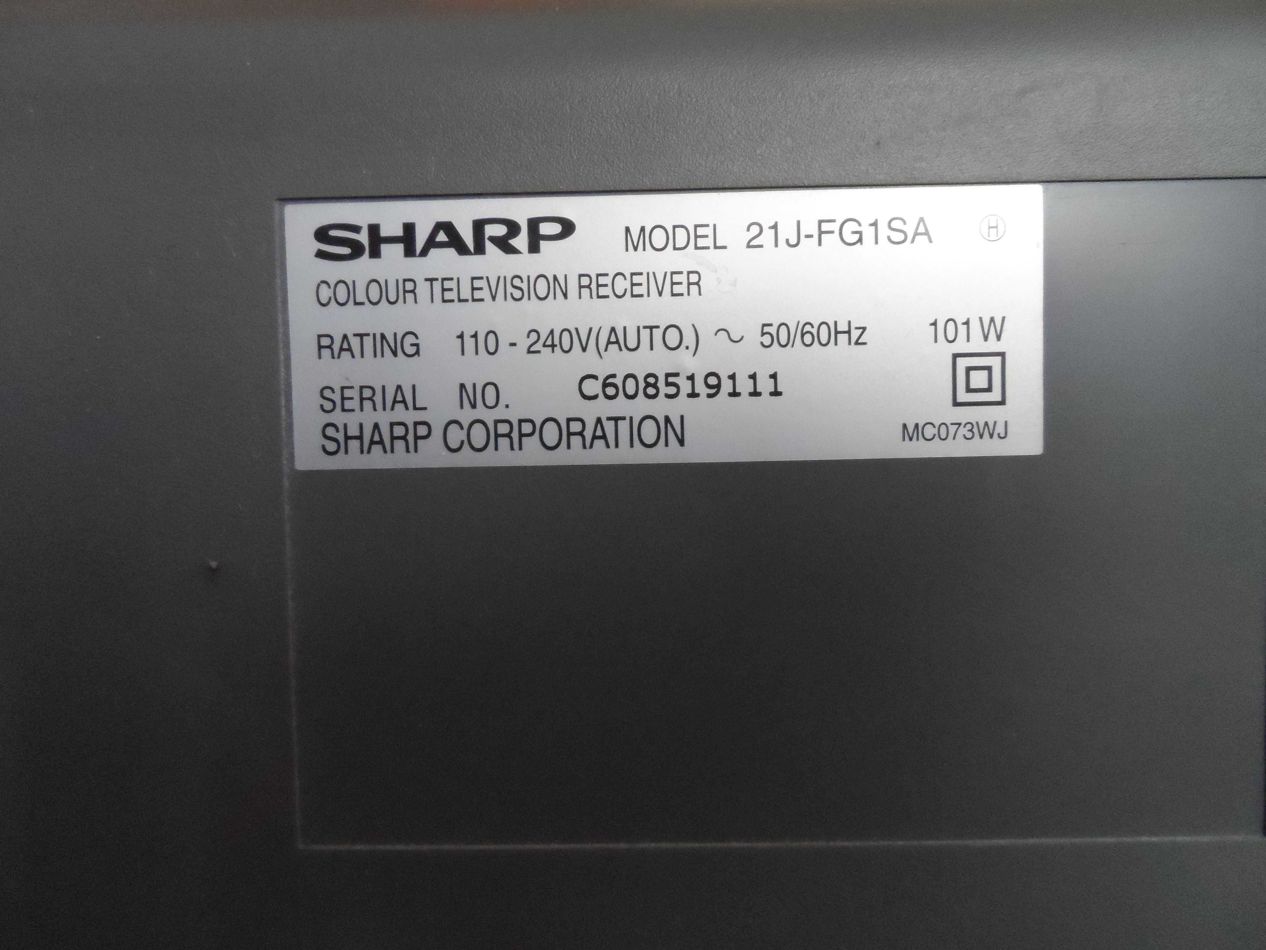 Телевизор SHARP  21"  кинескопный