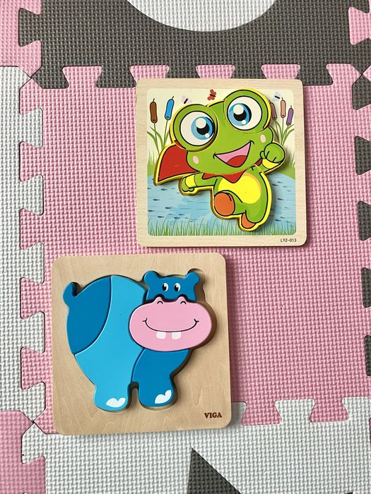 Деревʼяний пазл для найменших