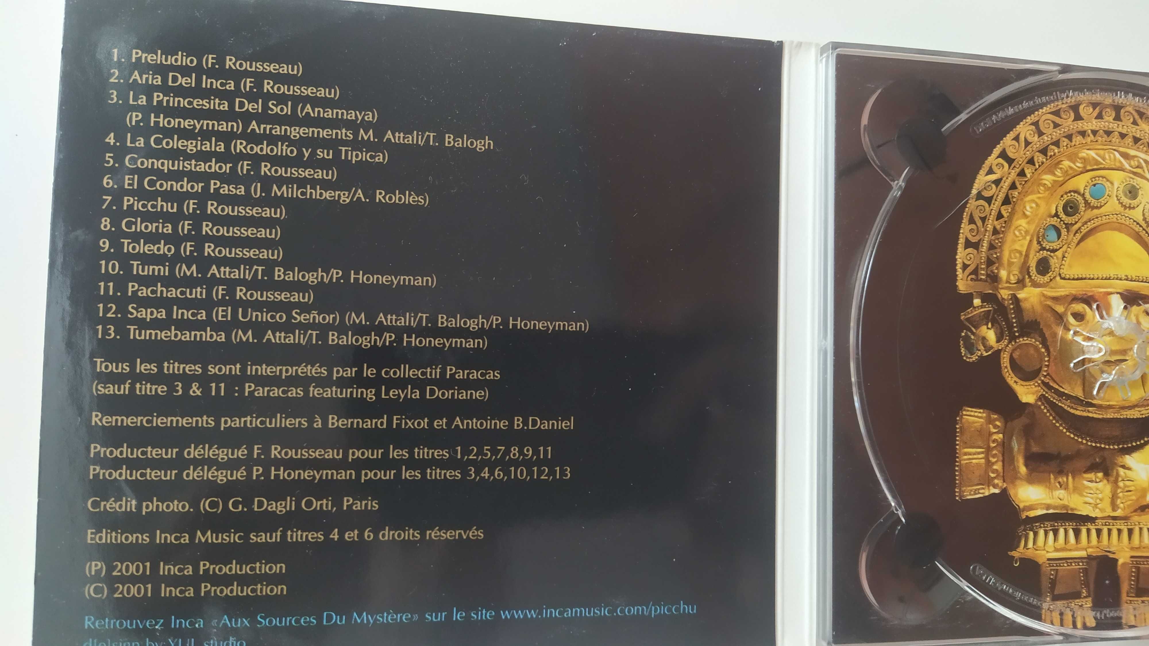 INCA Aux Sources Du Mystere płyta CD