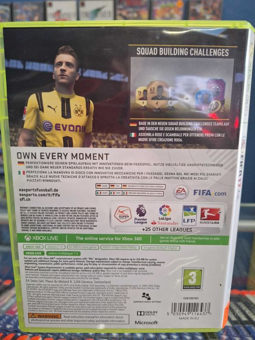 Fifa 17 Xbox 360, BDB, Sklep Centrum Grania
