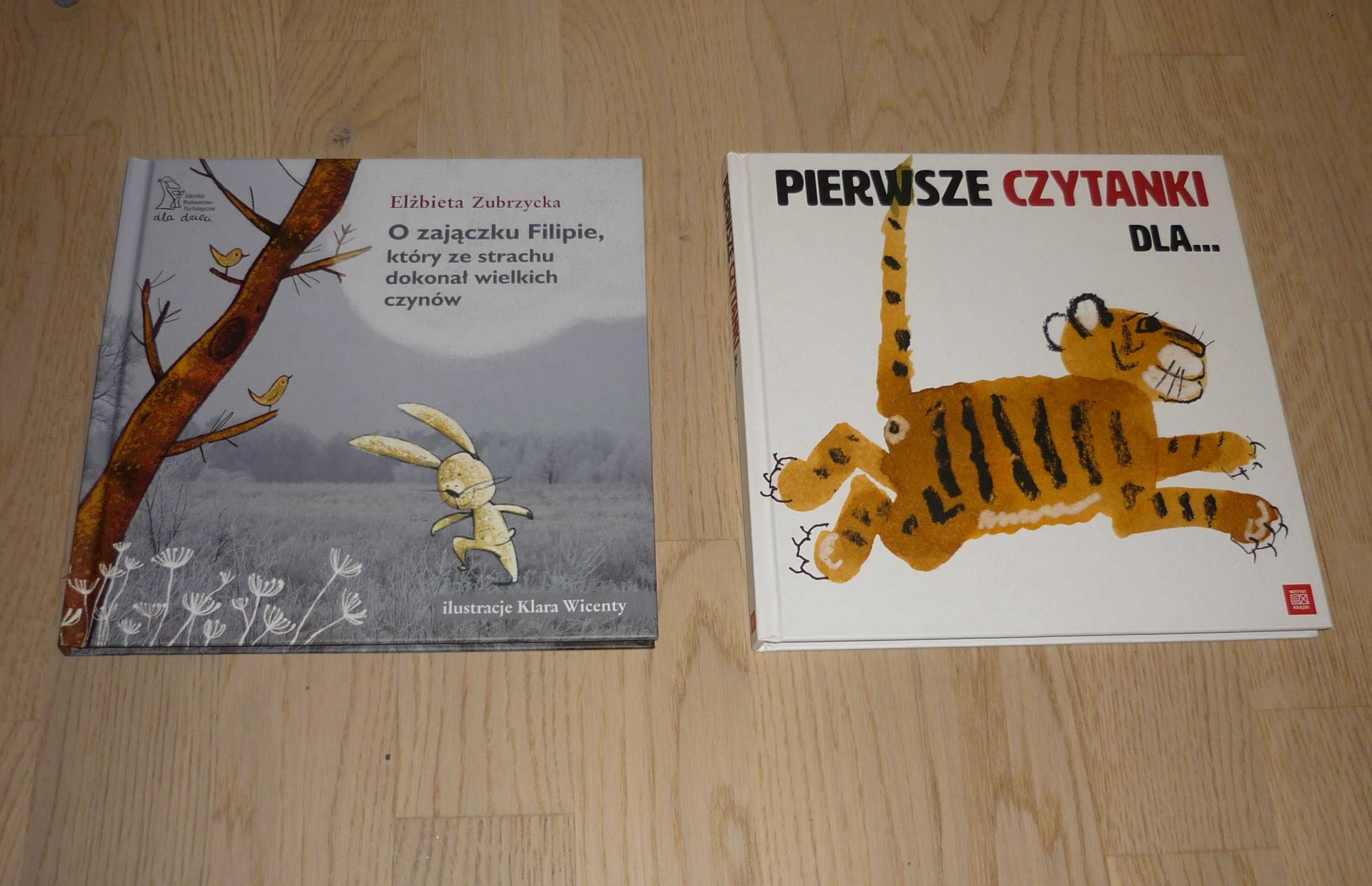 Lektura O zajączku Filipie E. Zubrzycka Pierwsze czytanki ZESTAW