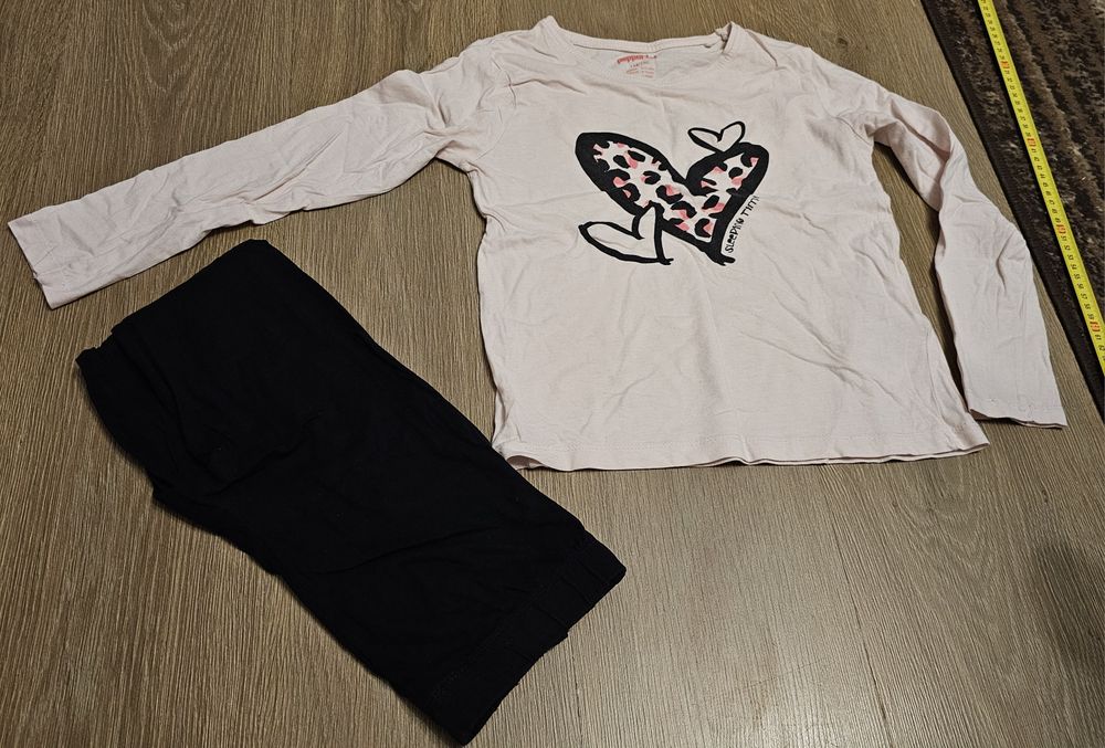 Piżama bawełniana dziewczęca rozm. 134/140