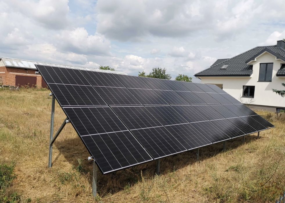 Сонячні панелі, гібридні системи, МОНТАЖ сонячної електростанції