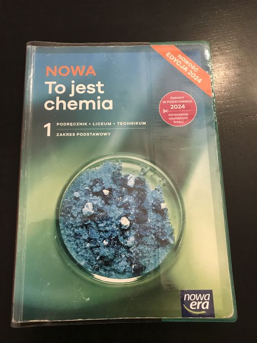 Nowa To jest chemia 1 - zakres podstawowy - edycja 2024