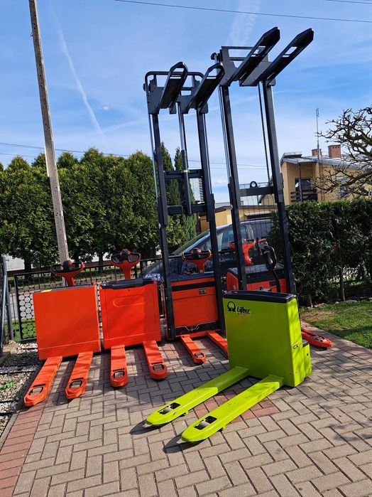 Wózek paletowy elektryczny, paleciak PRAMAC Lifter, Linde, Still