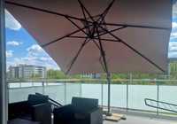 Parasol ogrodowy szary Siena 3x3m Garden Point