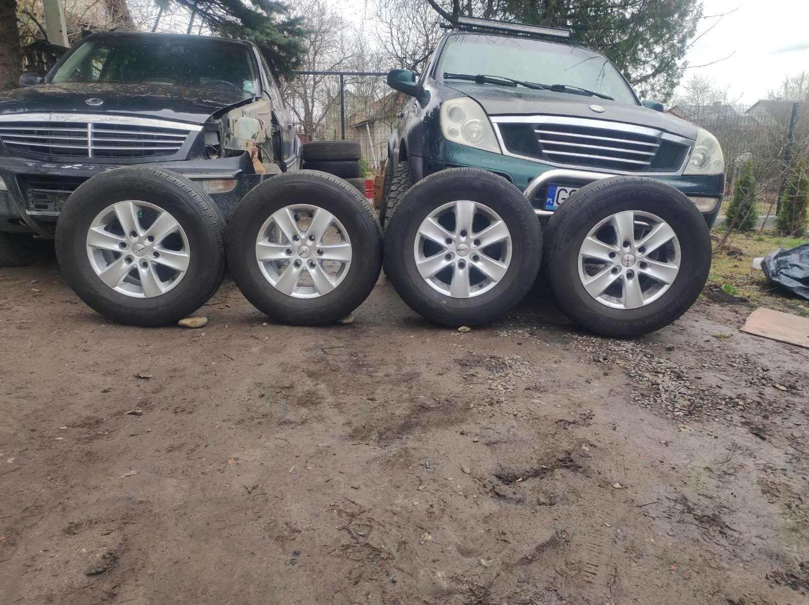 Колеса шини диски 6×139.7 r 16 титани rexton рекстон SsangYong