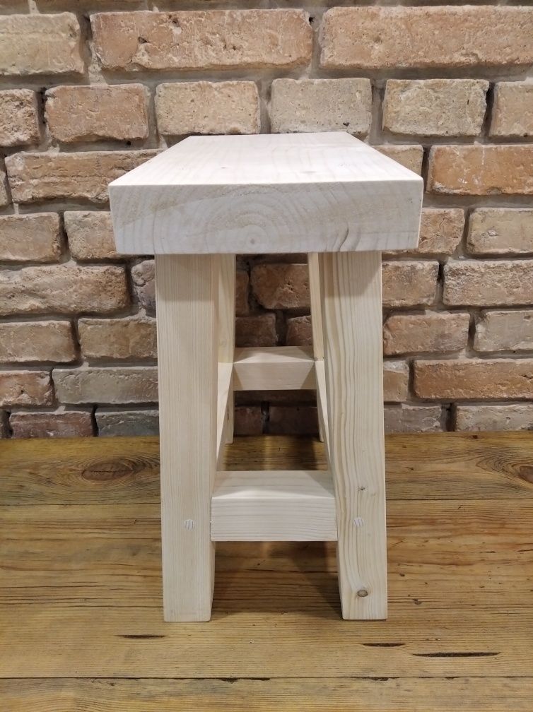Taboret drewniany stołek do łazienki