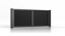 Brama skrzydłowa wjazdowa aluminiowa uzbrojona kolekcja OPTIMA 3x 1,5m