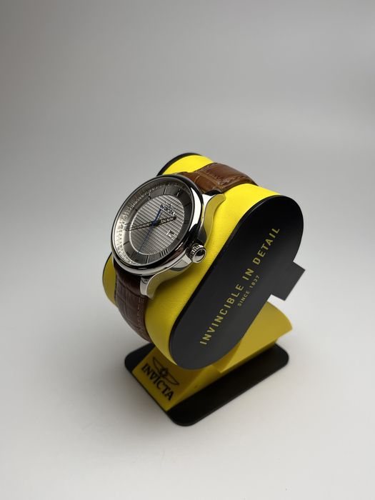Годинник Invicta 47805, чоловічий годинник зі шкіряним ремінцем