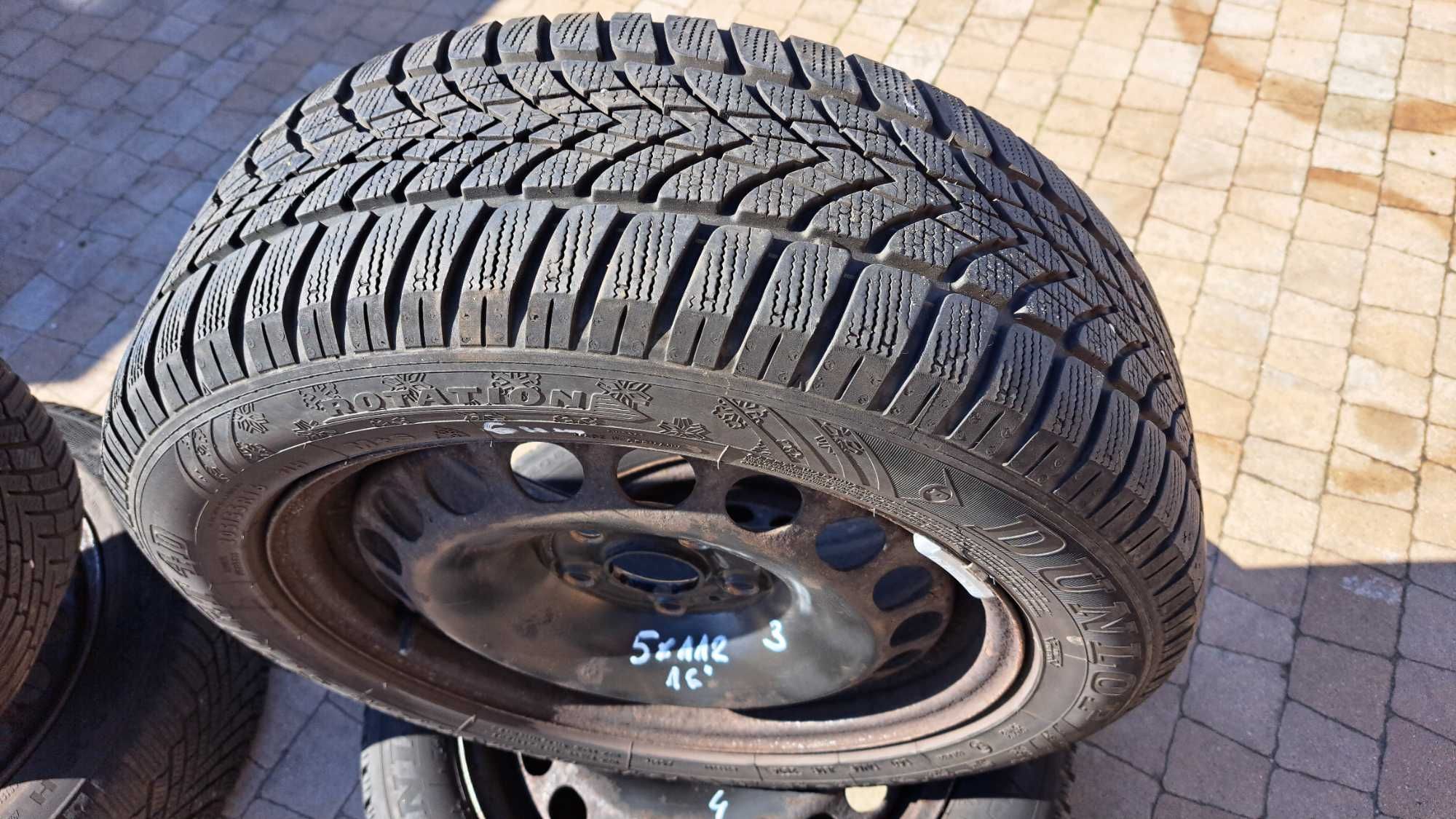 Koła felgi opony zimowe Audi Volkswagen 5X112 16" kpl
