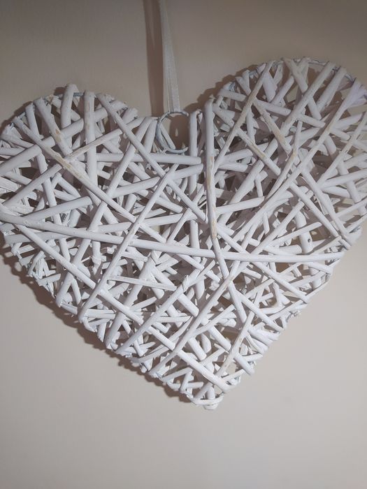 Wiklinowe serce duże ozdoba