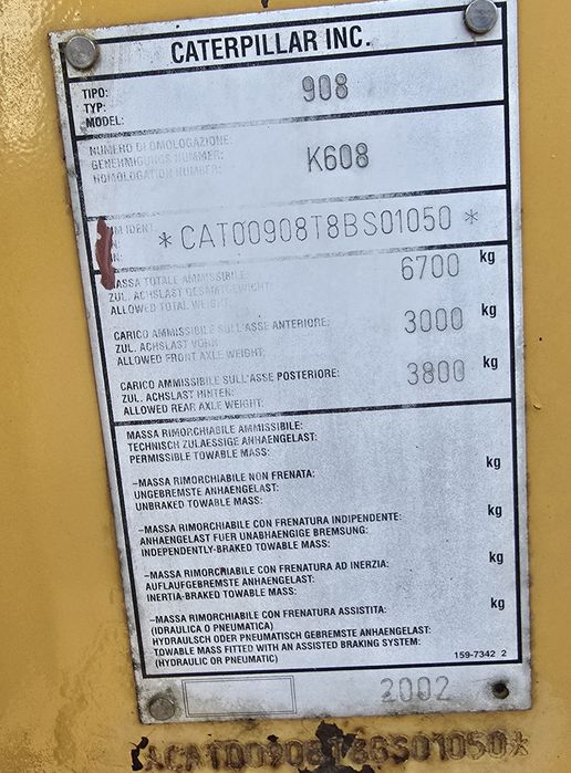 Caterpillar CAT 908