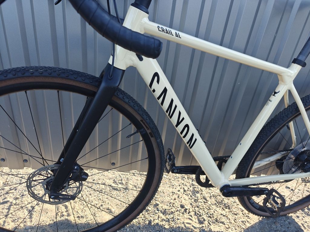 Canyon Grail AL7 rama M Sram Rival AXS XPLR zamiana motocykl