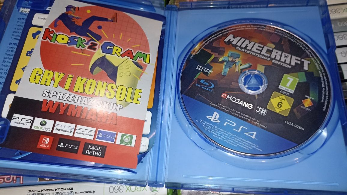 Minecraft PS4 PL możliwa zamiana SKLEP kioskzgrami