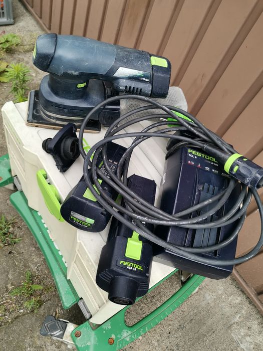 Festool DTSC400 aku szlifierka oscylacyjna 18v +wózek + box