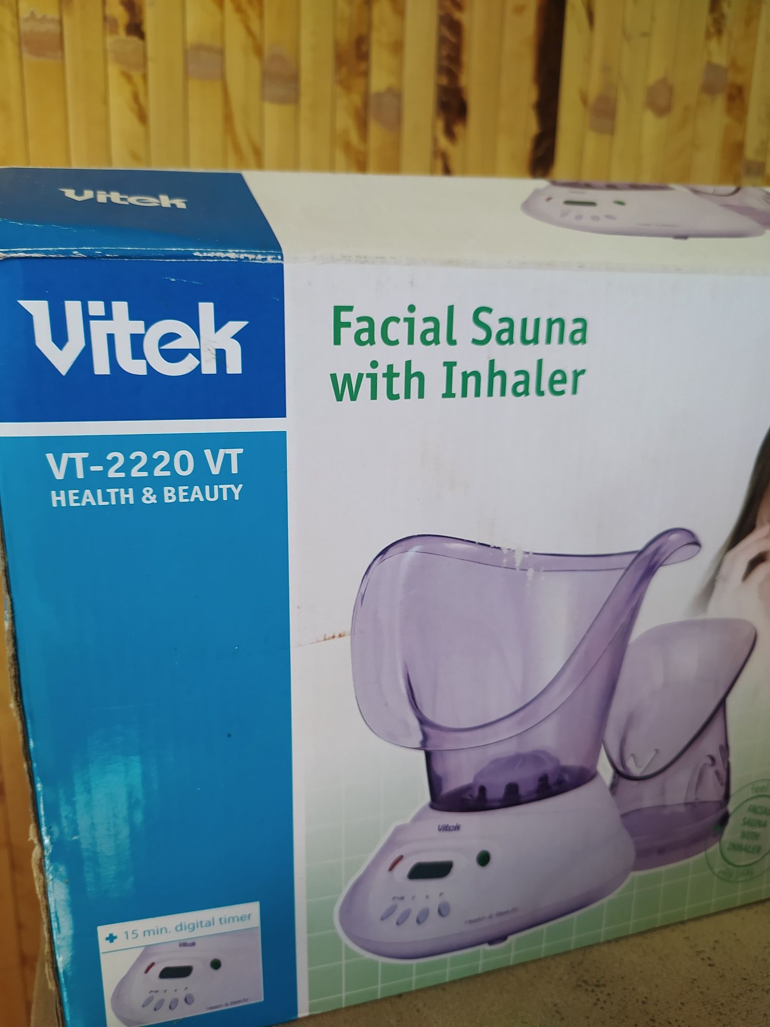 Сауна для обличчя + інгалятор Vitek