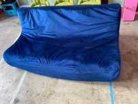 Sofa 3 corpos azul
