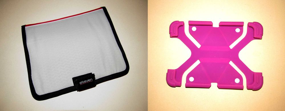 Чехол-книжка Elleven для планшета и универсальный бампер-паук