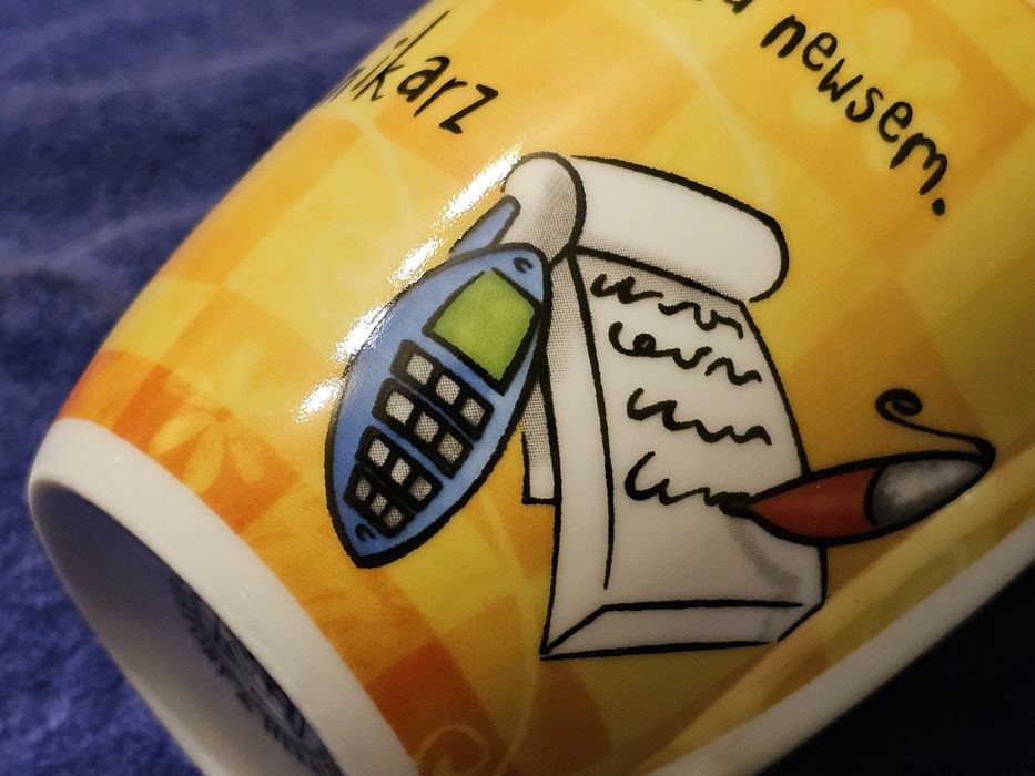 Kubek dla dziennikarza dziennikarki