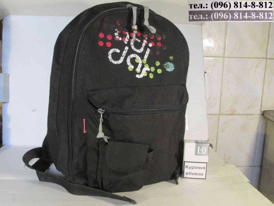 Рюкзак тканевый полиэстер чёрный Вьетнам Adidas