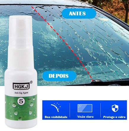 Spray Anti Embaciamento Vidro do Carro ou Espelho