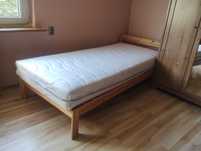 Łóżko NEIDEN Ikea 200x90 + Dno LURÖY + Materac Ceres Fresh BRW