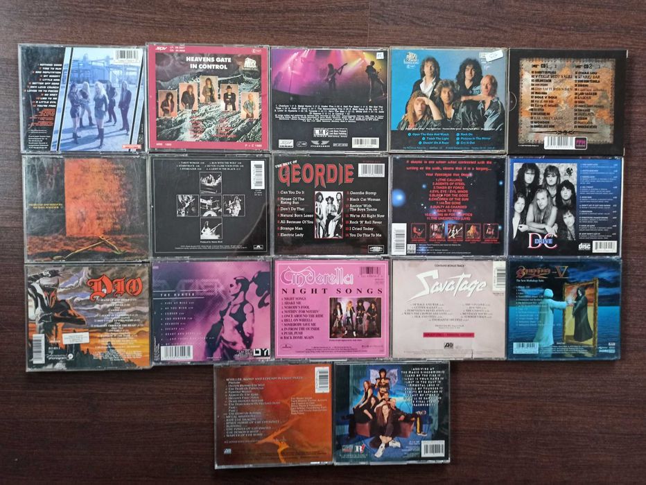 Płyty CD heavy metal,AOR,glam.First press,rare.King Diamond,Risk,Aria