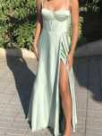 Vestido verde menta