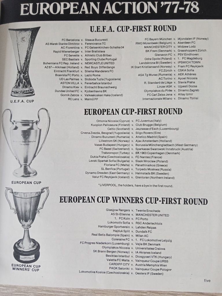 Manchester City  - WIDZEW ŁÓDŹ program meczowy w Idealnym Stanie.