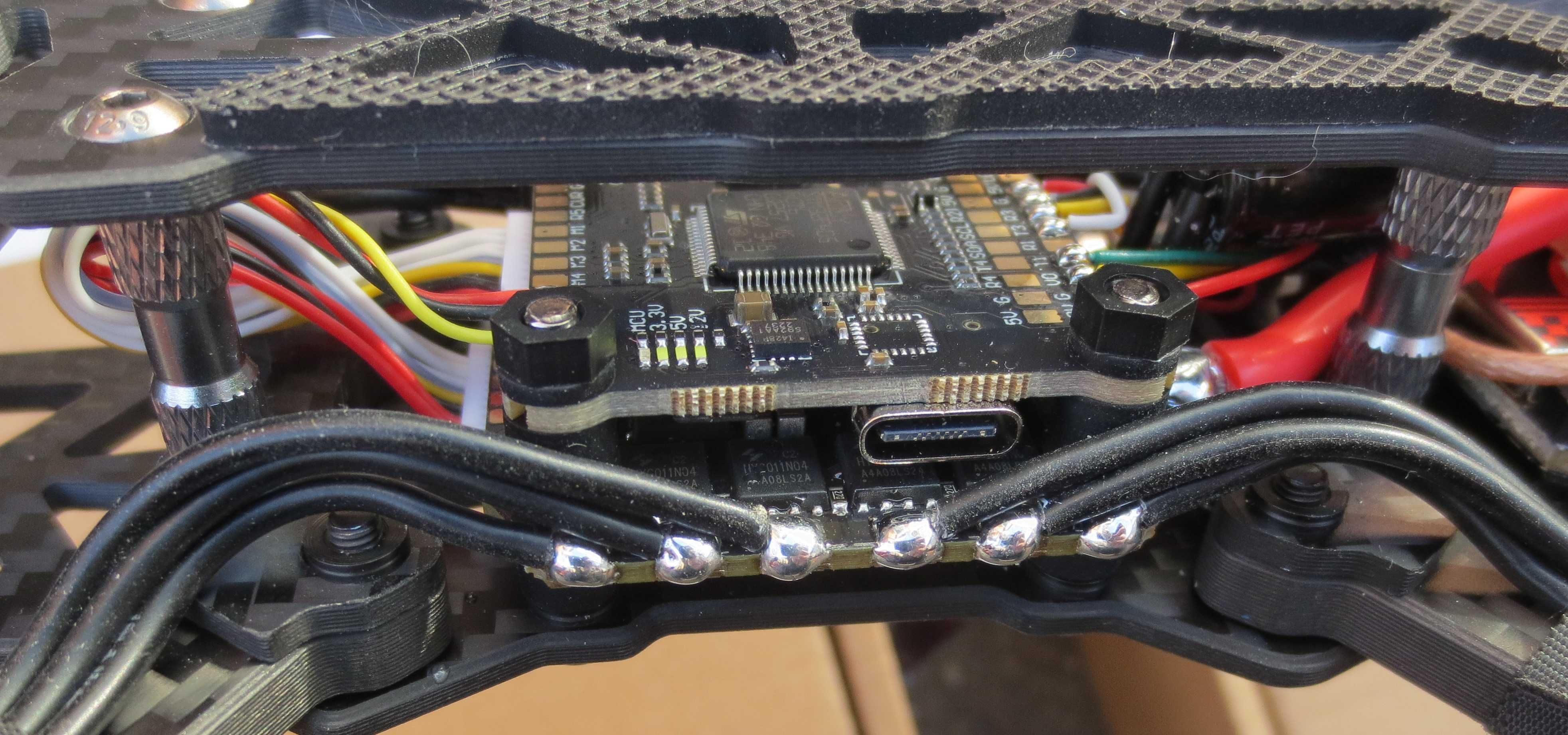 FPV дрон PNP F405 FC, 60A,5,8G,915Mhz ELRS.  Модуль передатчика.