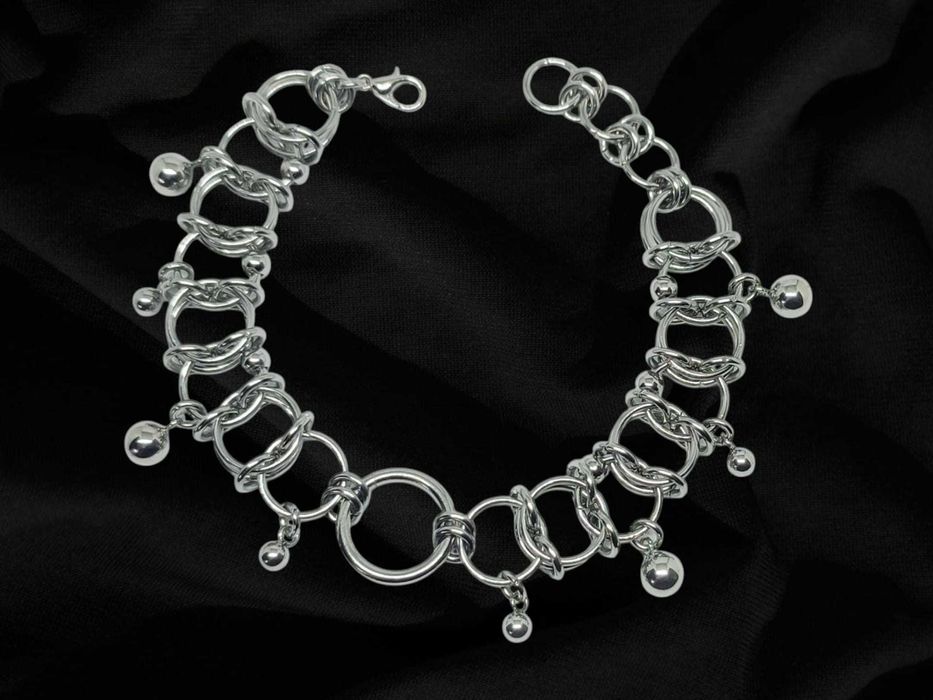 Bransoletka chainmail ze stali chirurgicznej unisex