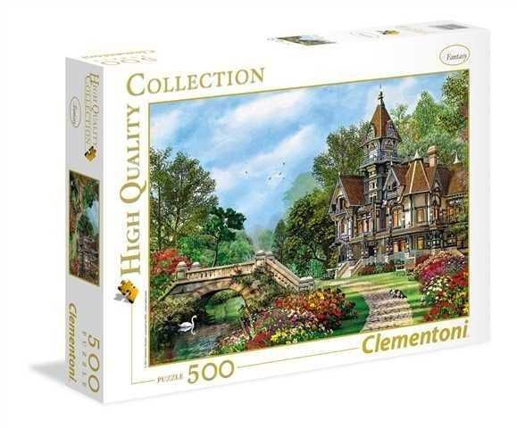 Clementoni 35048 puzzle 500 elementów WATERWAY COTTAGE