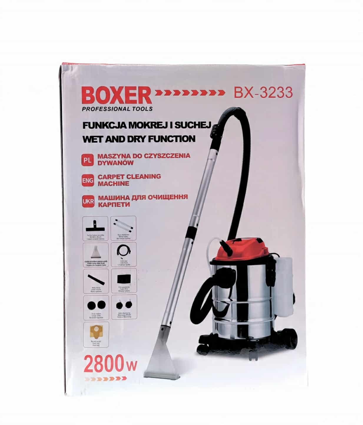 Odkurzacz piorący boxer