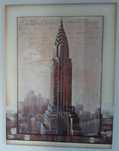 Obraz nowoczesny, młodzieżowy - Chrysler Building Nowy Jork