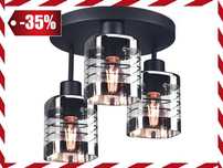 Nowoczesna SZKLANA LAMPA Wisząca Sufitowa Żyrandol Led (WYPRZEDAŻ)