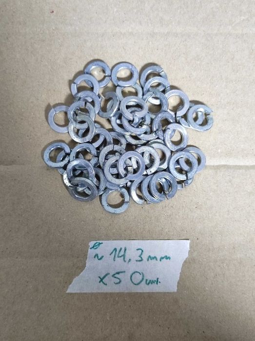 Anilhas pressão / mola (50 uni) diâmetro 14 mm (novas)
