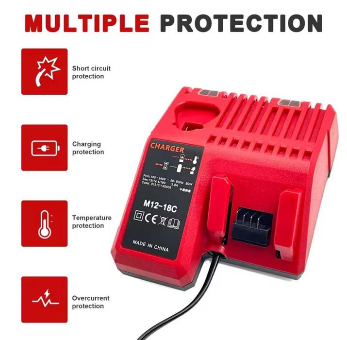 Ładowarka Milwaukee M12-18C M12 M18 AKUMULATORY