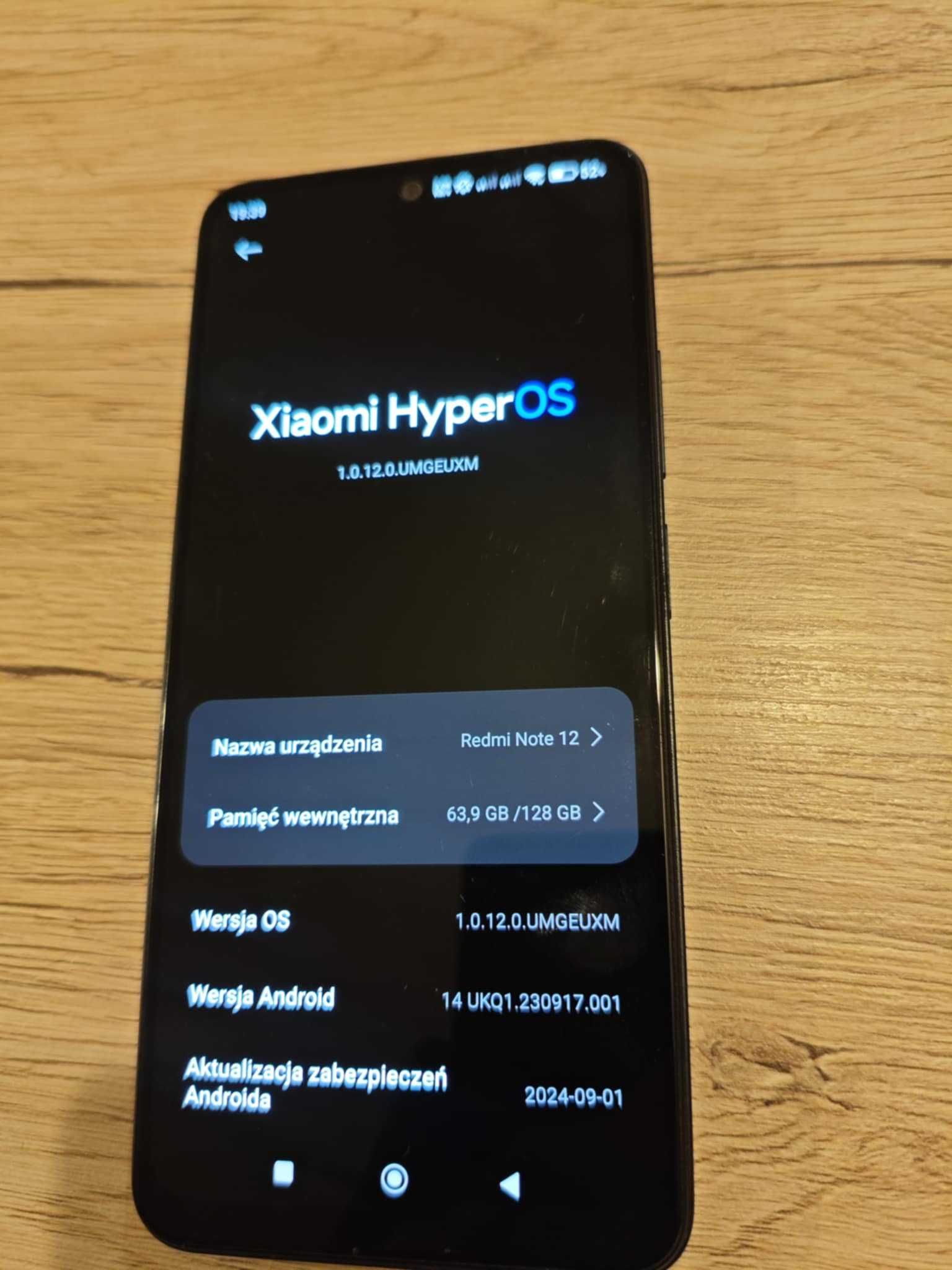 Xiaomi redmi note 12 4/128 w bardzo dobrym stanie