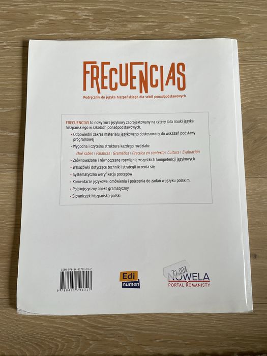 Frecuencias podrecznik hiszpański liceum