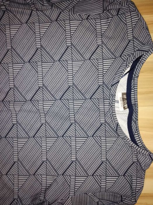 Sukienka OVERSIZE 40 na krągłości WZORY elastyczna ciążowa jak NOWA